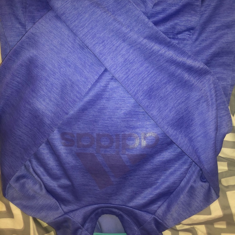 Purple Adidas hoodie